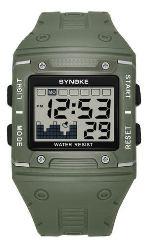 Reloj Deportivo De Lujo Synoke Para Hombre, Reloj Digital Pa