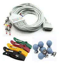 Comprar Cable Ecg Edan Leex Se1 Se3 + 4 Pinzas + 6 Precordiales 