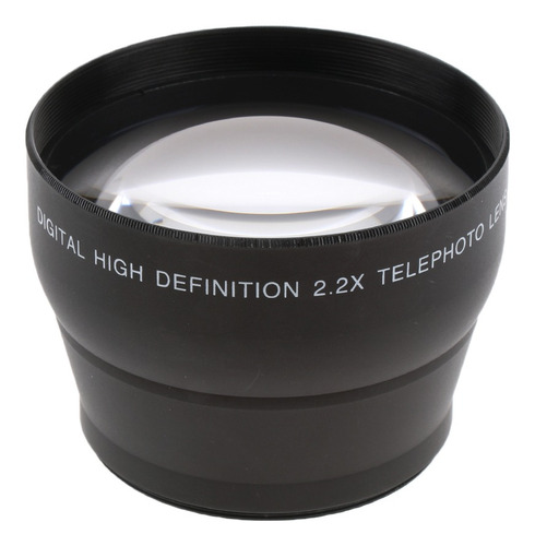 Imagen 2 de 9 de Teleconvertidor Teleobjetivo De 58mm 2.2x Para Cámaras