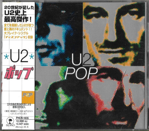 U2 Cd Pop Cd Japones Obi Bonus Track Japan Max_wal