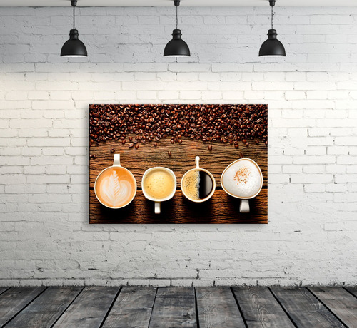 Cuadro Cafe Coffee Cafeteria Decorativo 40x60 Cm