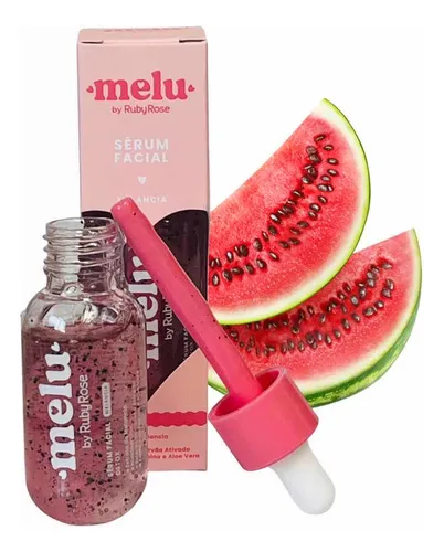 Sérum Facial Detox De Melância Melu By Ruby Rose Serum Melu Sérum Melu Sérum Facial Melu Sérum Antioxidante Melu
