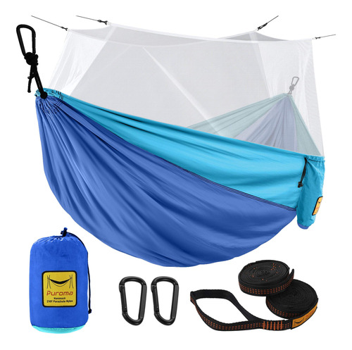 Mosquito Nylon Camping Hamaca Durable Portable Paracaídas Ha