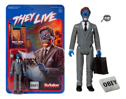 Super 7 Reaction Male Ghoul They Live