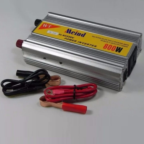 Inversor Conversor Corriente Auto De 800 Watts 12 A 220v
