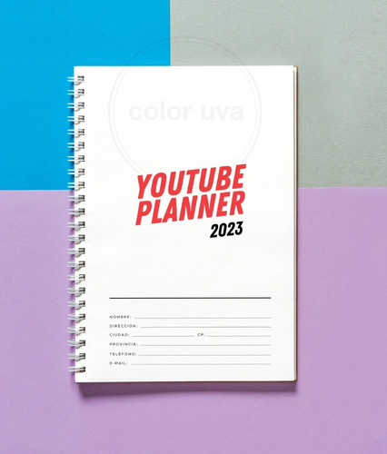 Agenda Youtuber Imprimible Pdf