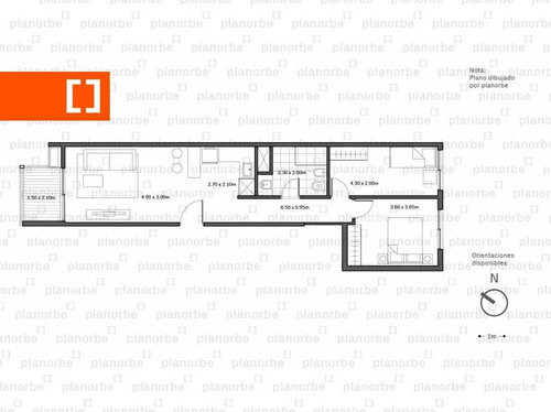 Venta De Apartamento Obra Construcción 2 Dormitorios En Centro, Ciudadela Unidad 102