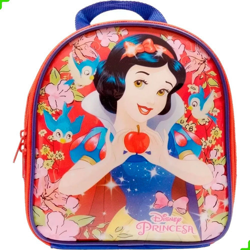 Lancheira Térmica Infantil Princesas Branca De Neve Disney Cor Vermelho