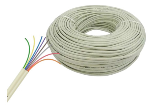 Cabo Manga 8x22 Awg Sem Blindagem 100 Metros