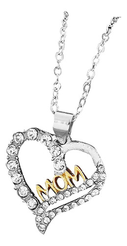 Collar Con Colgante De Corazón De Amor Para Mamá, Regalo