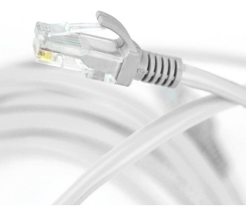 Cable Ethernet Lan Red 10m Utp Rj-45 Internet Color Gris