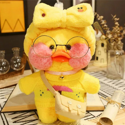 Imagen 2 de 9 de Peluche Lalafanfan De 30 Cm Incluye Outfit