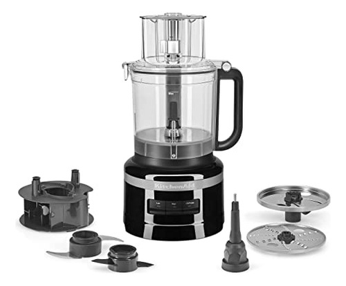 Procesador De Alimentos Kitchenaid De 13 Tazas, Color Negro