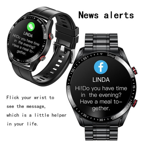 A Reloj Inteligente Para Hombre, Bluetooth, Llamada, Reloj