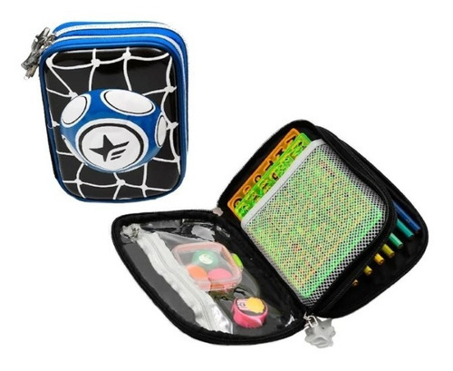 Imagen 2 de 5 de Cartuchera 2 Pisos Termoformada Gamer Play Futbol Footy Ed