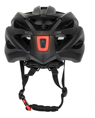 Capacete Ciclismo Absolute Mtb Wild Flash Preto Led Integrado Usb Com Carregador E Viseira