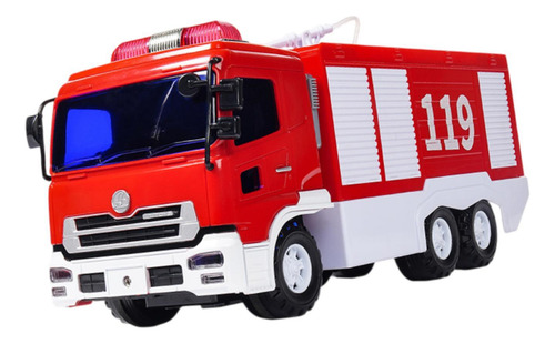 Fire Truck Toy Home Decor Portable Pull Back Fire Engine