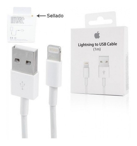 Cable 1 Metro Original - iPhone 6 7 8 10 X