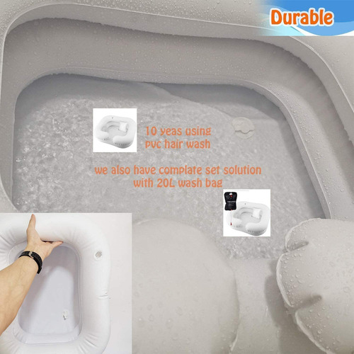 . Bacia De Cabelo Inflável Com Bacia De Shampoo De