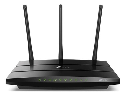 Tp Link Set Router Inalámbrico + Repetidor Extensor Wifi Color Negro