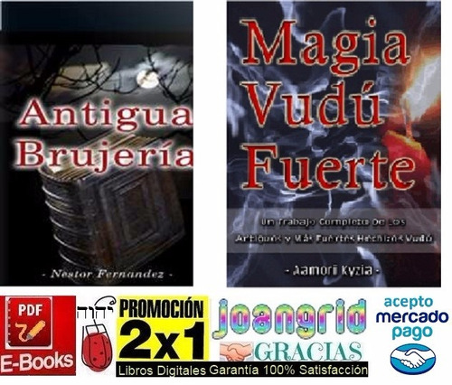 Pdf 2x1 Libros Antigua Brujería+ Magia Vudú Fuerte