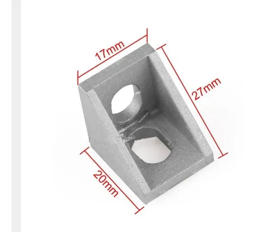 comprar Escuadra Aluminio Interna Para Perfil 2020 Bosch Cnc X 20 U.