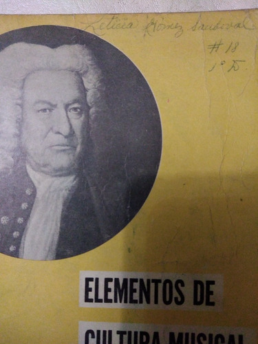 Libro Elementos De Cultura Musical G. Orta Velazquez 