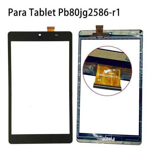Tactil Touch Repuesto Compatible Con Tablet Pb80jg2586-r1