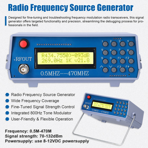 Gerador Prático De Fonte De Sinal De Radiofrequência De 0,5m