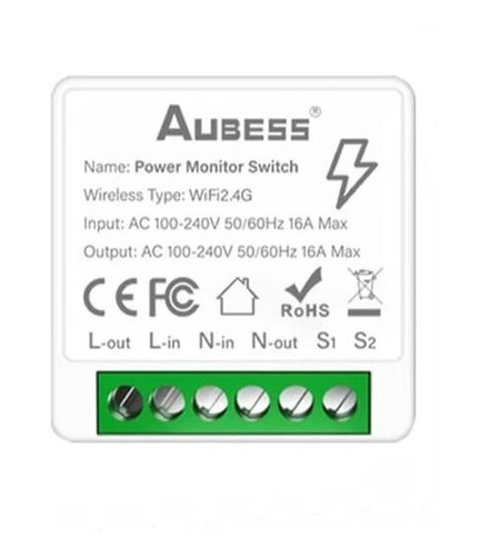 Interruptor Inteligente Wifi Para El Hogar 2 Vías 16a 