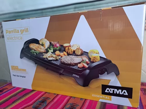 Atma - Parrilla eléctrica Atma grill antiadherente 2390W