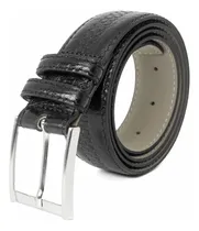 Comprar Cinto Masculino Fasolo Couro Legítimo Grafite Quadrado 3.5cm