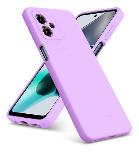 Funda De Silicona Interior Gamuza Para Motorola Moto G84