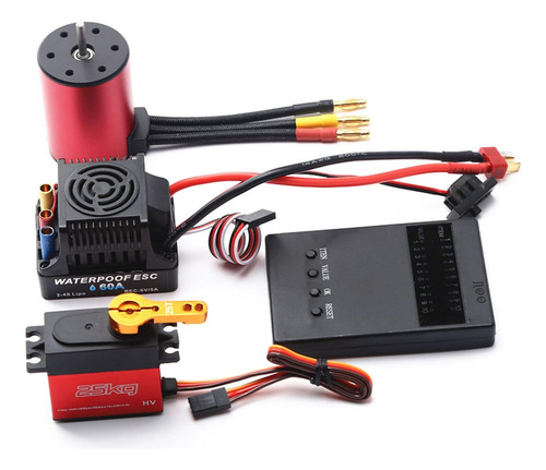 Goolrc 3650 3100kv Motor Sin Escobillas Con Controlador De V