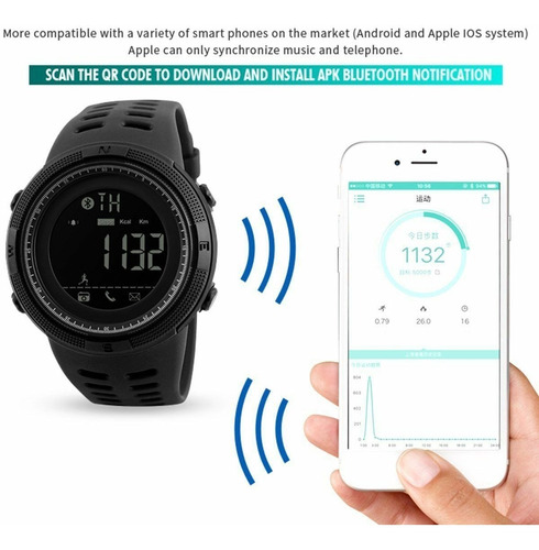 Imagen 6 de 8 de Reloj Smart Watch, Multiples Funciones, Stock Montevideo.
