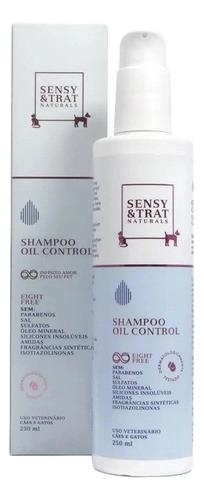 Sansy & Trat Naturals Shampoo Oil Control Para Cães E Gatos