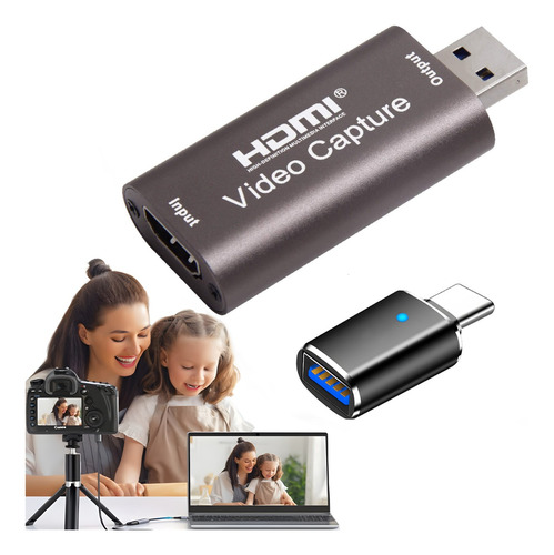 Tarjeta Captura Video Y Audio Hdmi A Usb 60fps Usb 3.0 1080p