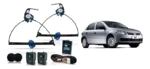 Kit Vidro Eletrico Saveiro G5g6g7 08/12 G 2 Portas