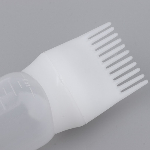 Aplicador De La Botella De Tinte Para El Cabello Blanco