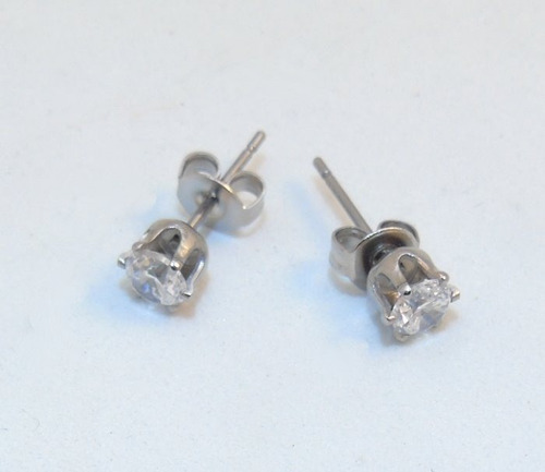 Aros Acero Quirúrgico Grifas Con Cubic Zircon 5mm