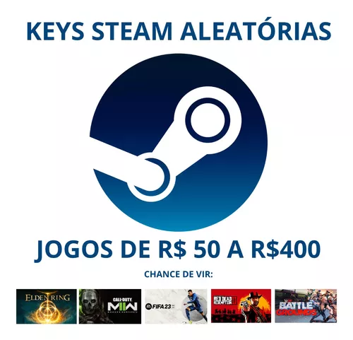 Steam - Wallet Key R$ 50,00