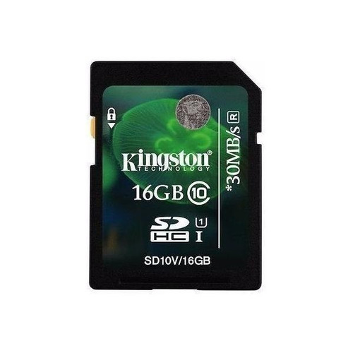 Memoria Sd Hc 16gb Kingston Clase 10 Sd10v/16gb Canon Nik