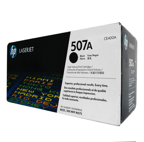 Toner Hp 507a (ce400a) Negro