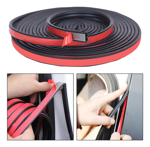 2 Tira De Sellado De Goma Para Coche, Pegatinas De Sellado,