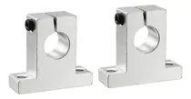 Comprar 2 Soporte De Pie Sk8 Sk08 Eje Guia Lineal 8mm Cnc