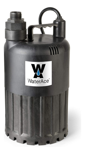 Waterace Wa80up Bomba Sumergible Utilitaria, 1/2 Hp, Color N