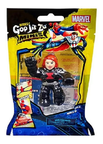 Boneco Goo Jit Zu Minis Marvel Viuva Negra Sunny 2692