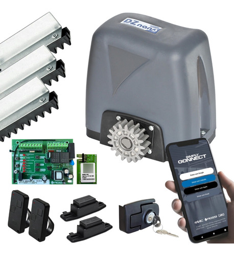 Kit Motor Dz Nano Turbo 4m Crem Wifi App Celular Rossi 600kg