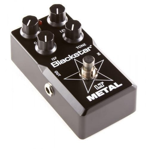 Blackstar Lt Metal Pedal Distorsion Hi Gain Guitarra Bypass Color Negro