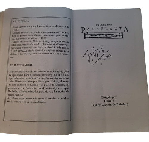 Libro Puro Huesos . Firmado Por Silvia Schujer (Usado)